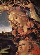 Sandro Botticelli The Madonna and the Nino with angeles oil painting on canvas